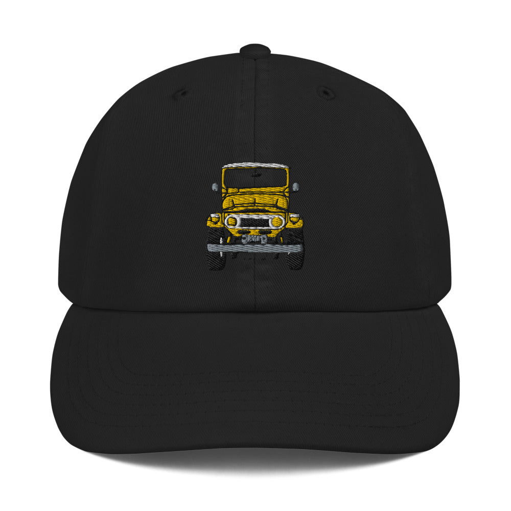 Large mustard Champion dad cap